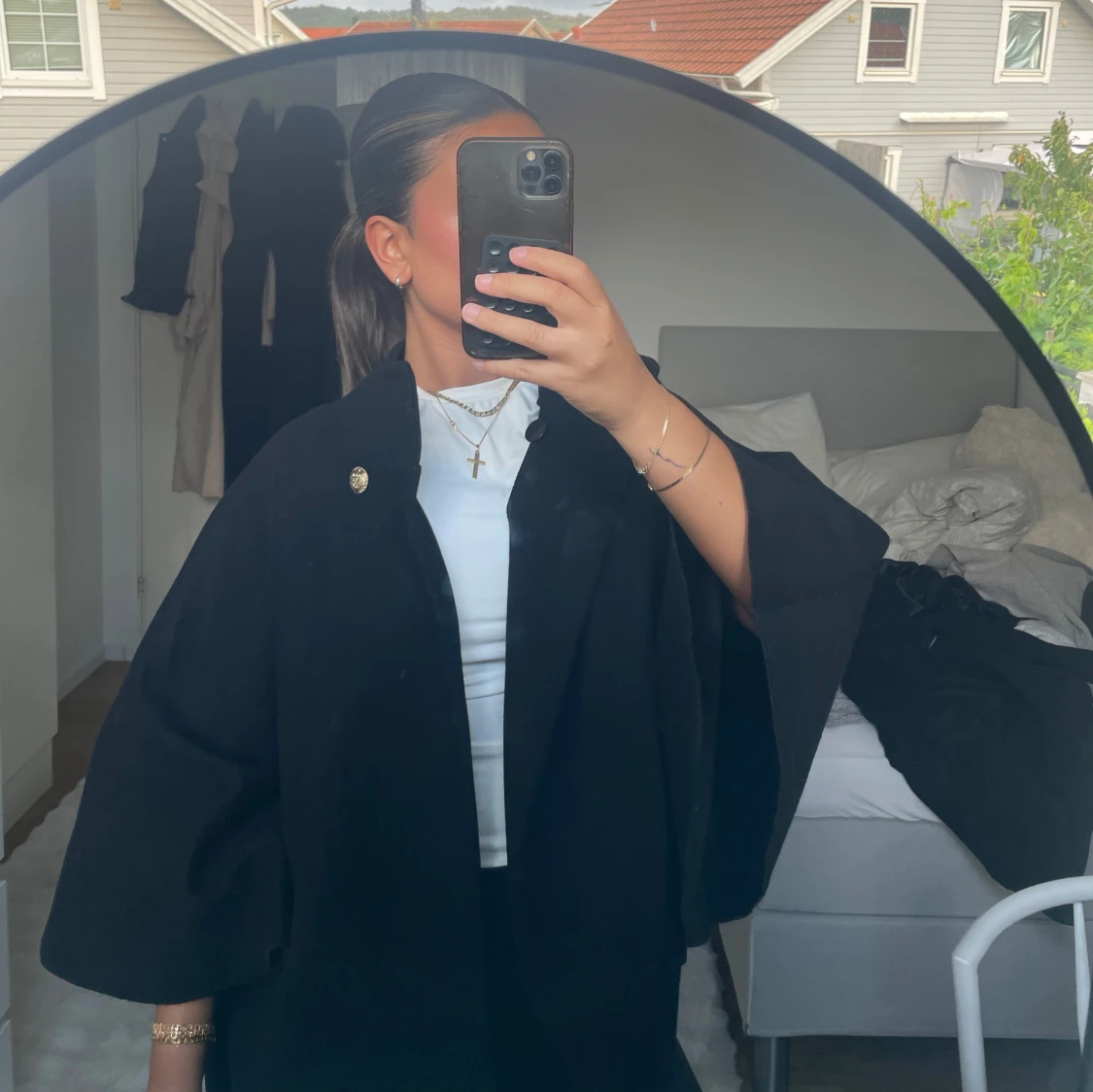 Svart missäy poncho - 2