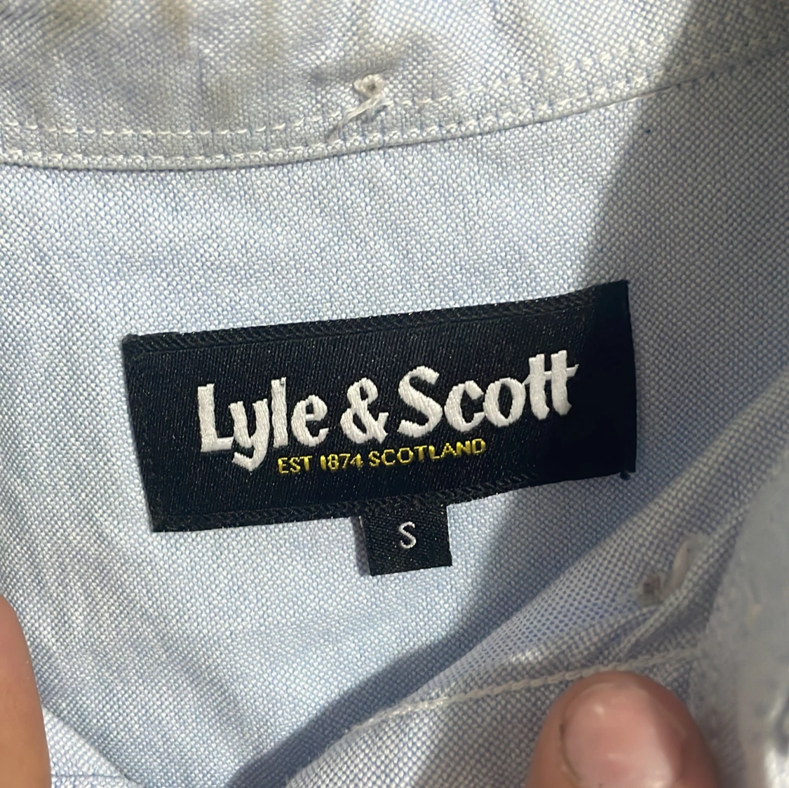 Ljusblå skjorta från Lyle & Scott S - 1