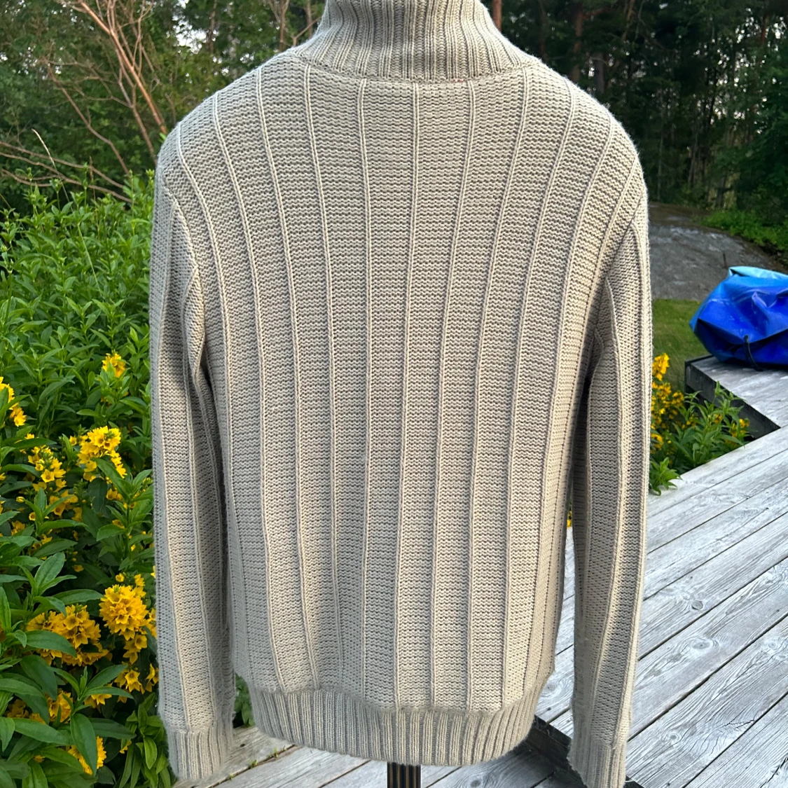 Beige stickad kofta från Angelo Litrico - 3