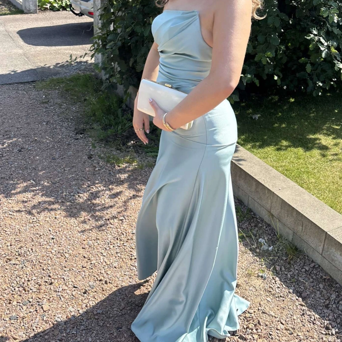 Ljusblå långklänning 🩵 - 1