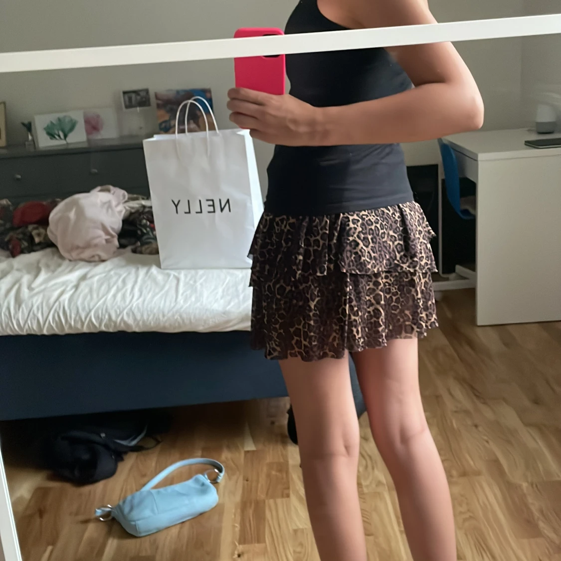 Leopardmönstrad volangkjol från LMTD - 1