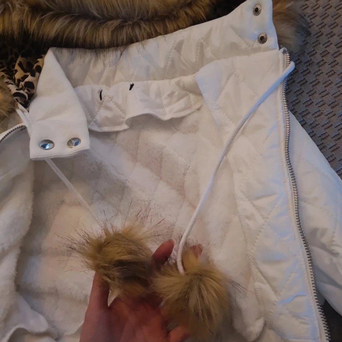 vit pufferjacka - 4