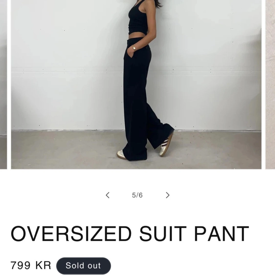 Svarta kostymbyxor - 91