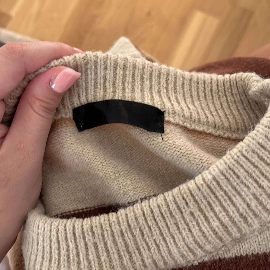 Brun Randig Sweater - 3