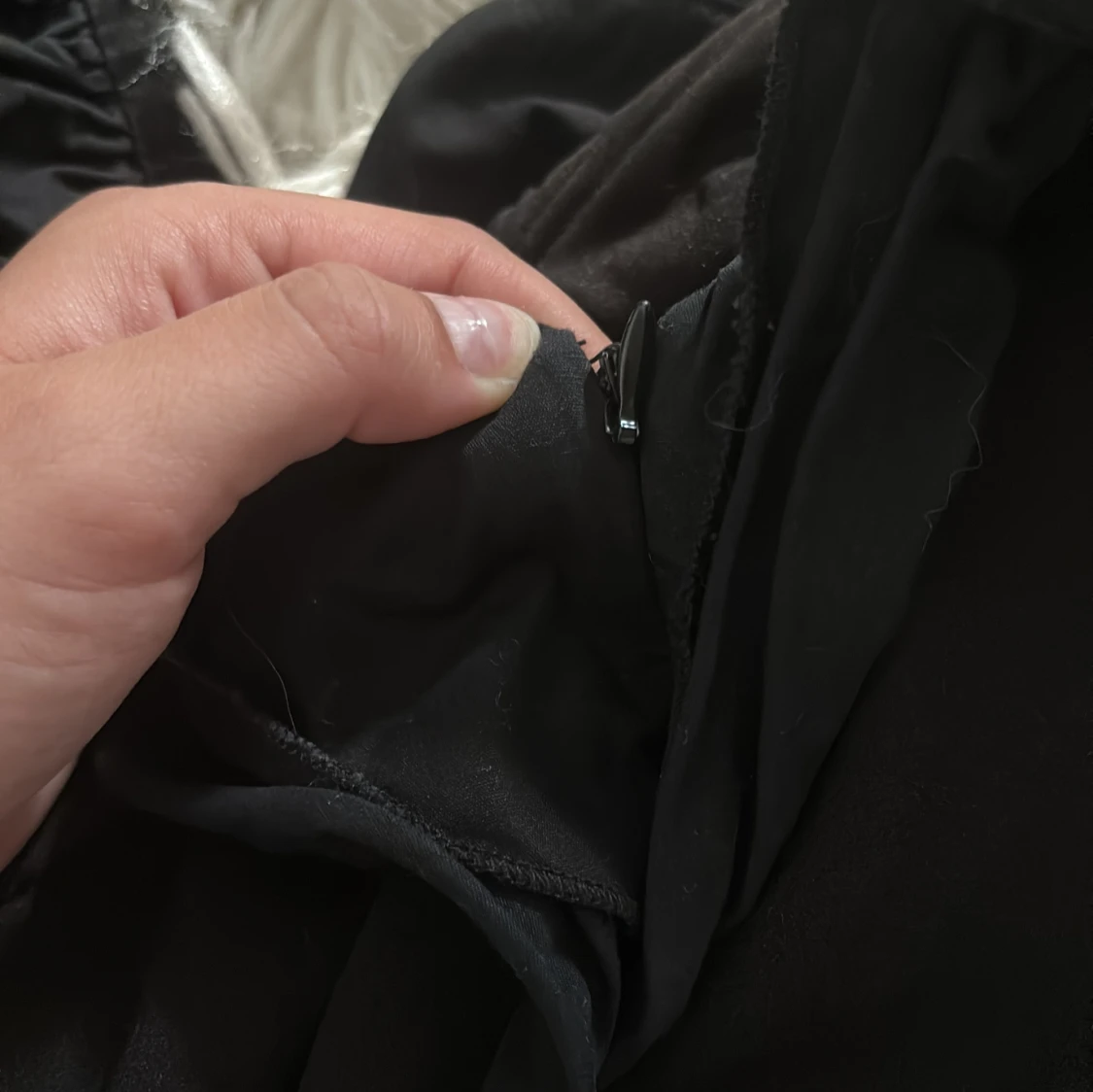 Svart volang topp  - 2