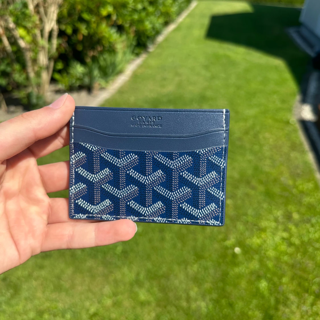 Mörkblå Goyaard korthållare  - 1