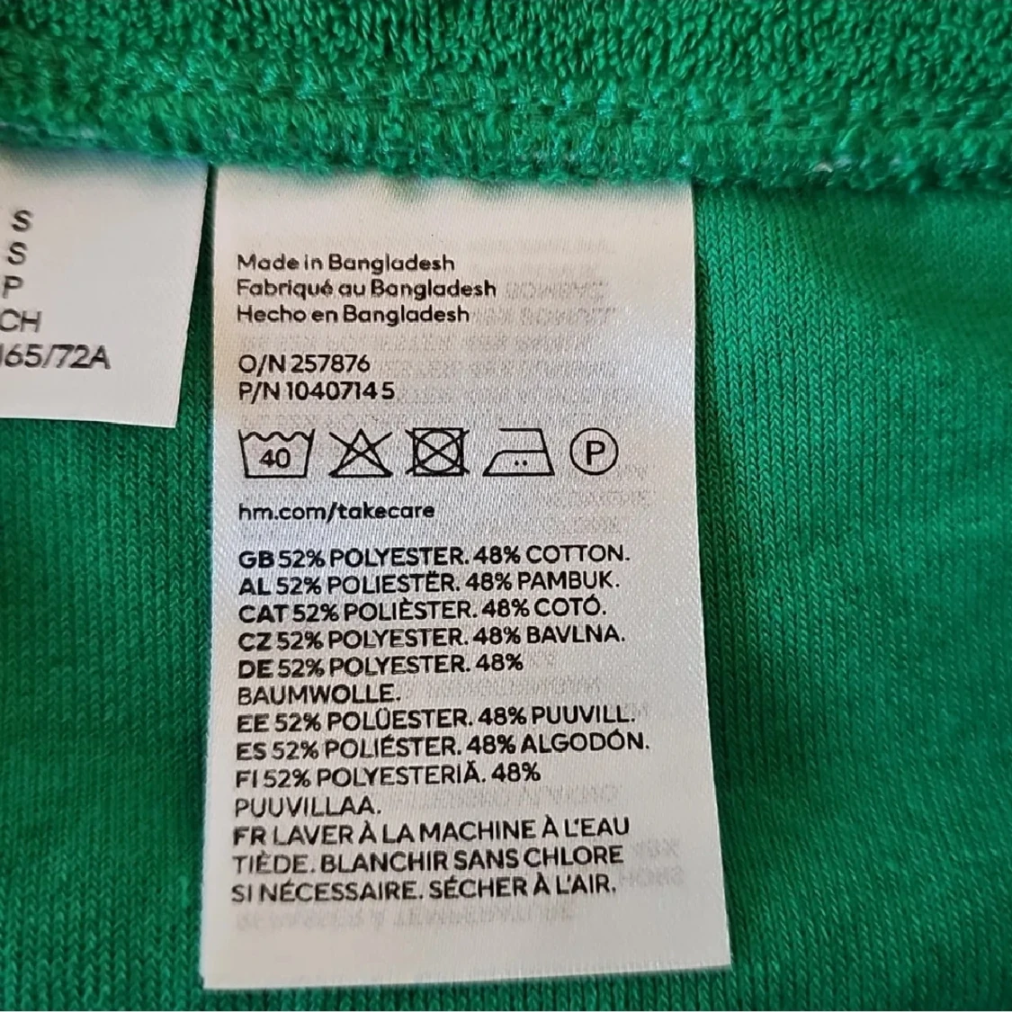 Gröna frottéshorts från H&M Basic - 3