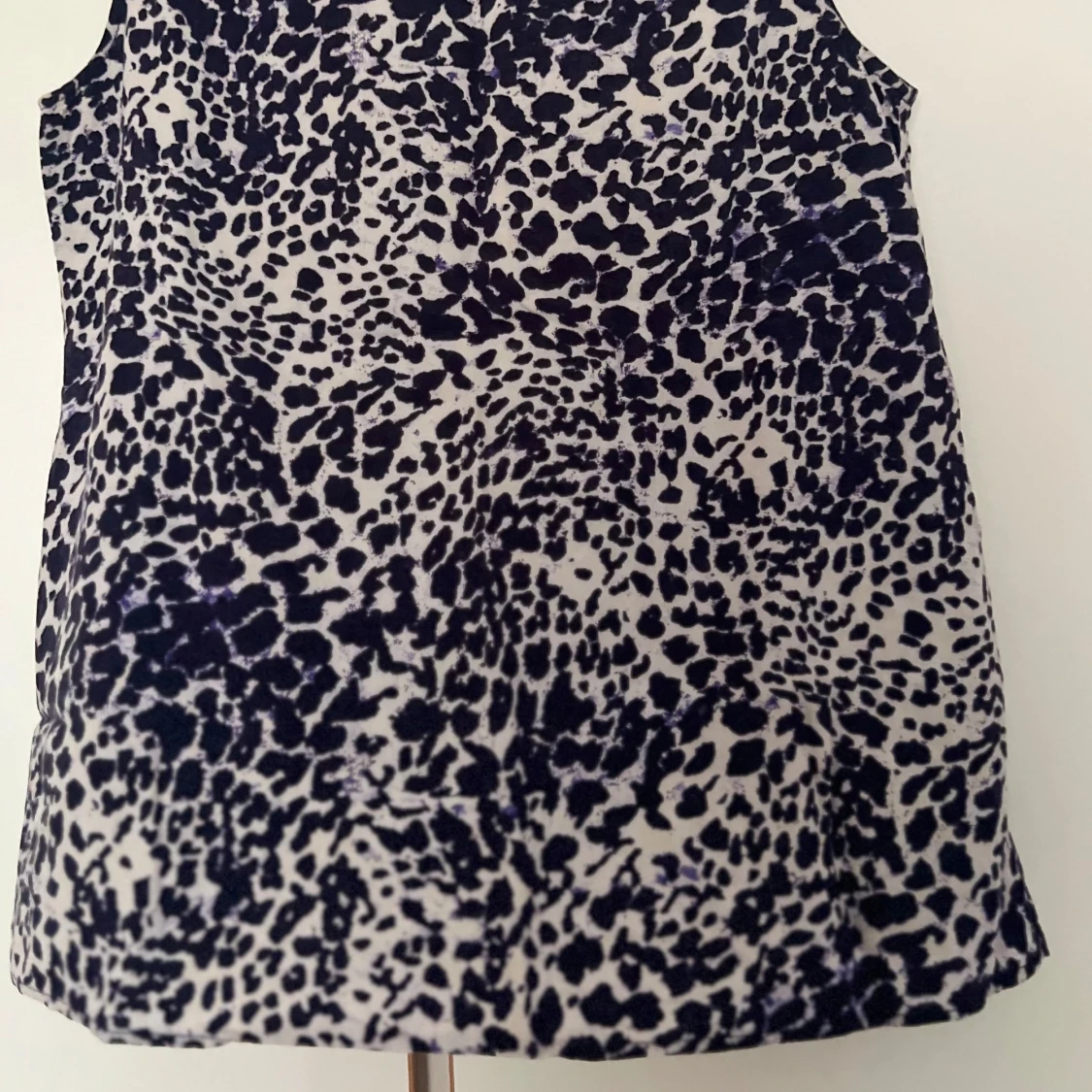 Leopardmönstrad linnetopp XS - 3