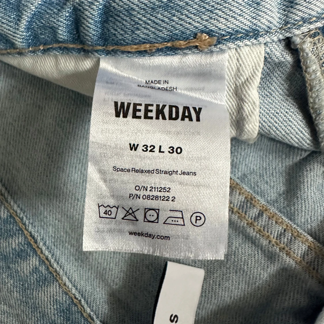 Ljusblå jeans från Weekday - 1