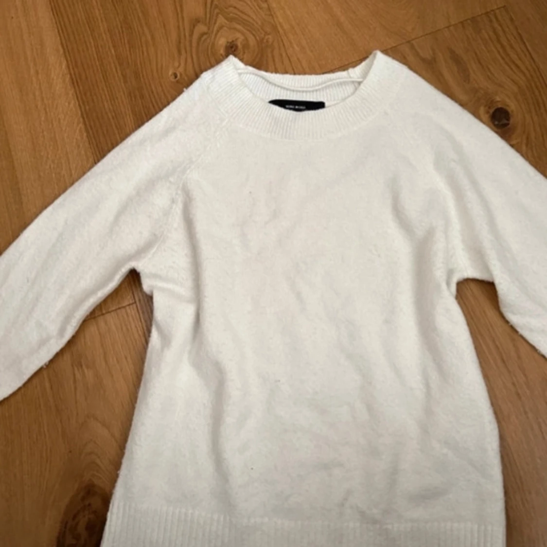 Vit stickad tröja från Zara