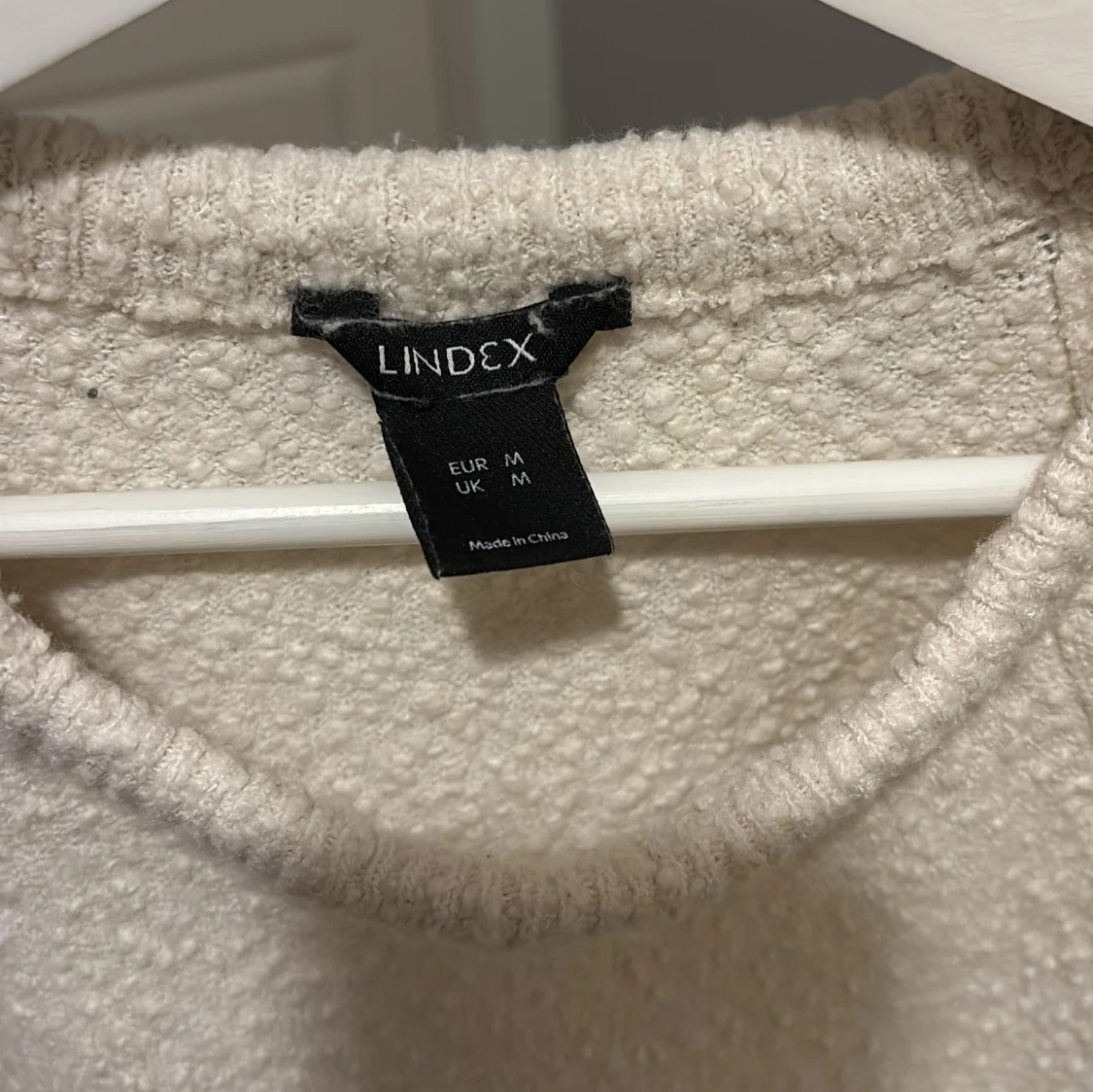 Vit tröja med trekvartsärm - 4