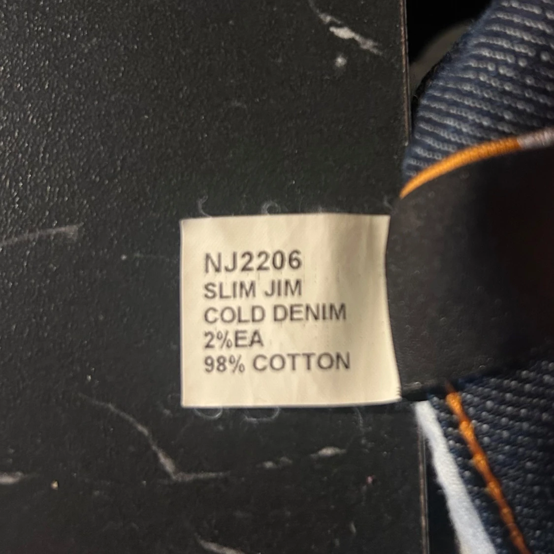 Mörkblå Nudie Jeans slim Jim  - 3