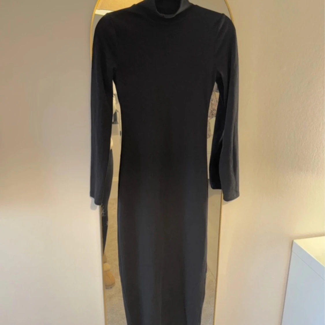 Svart långklänning från Zara