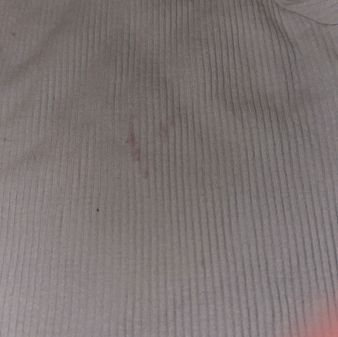 Ljusblå ribbad topp från Lindex - 1