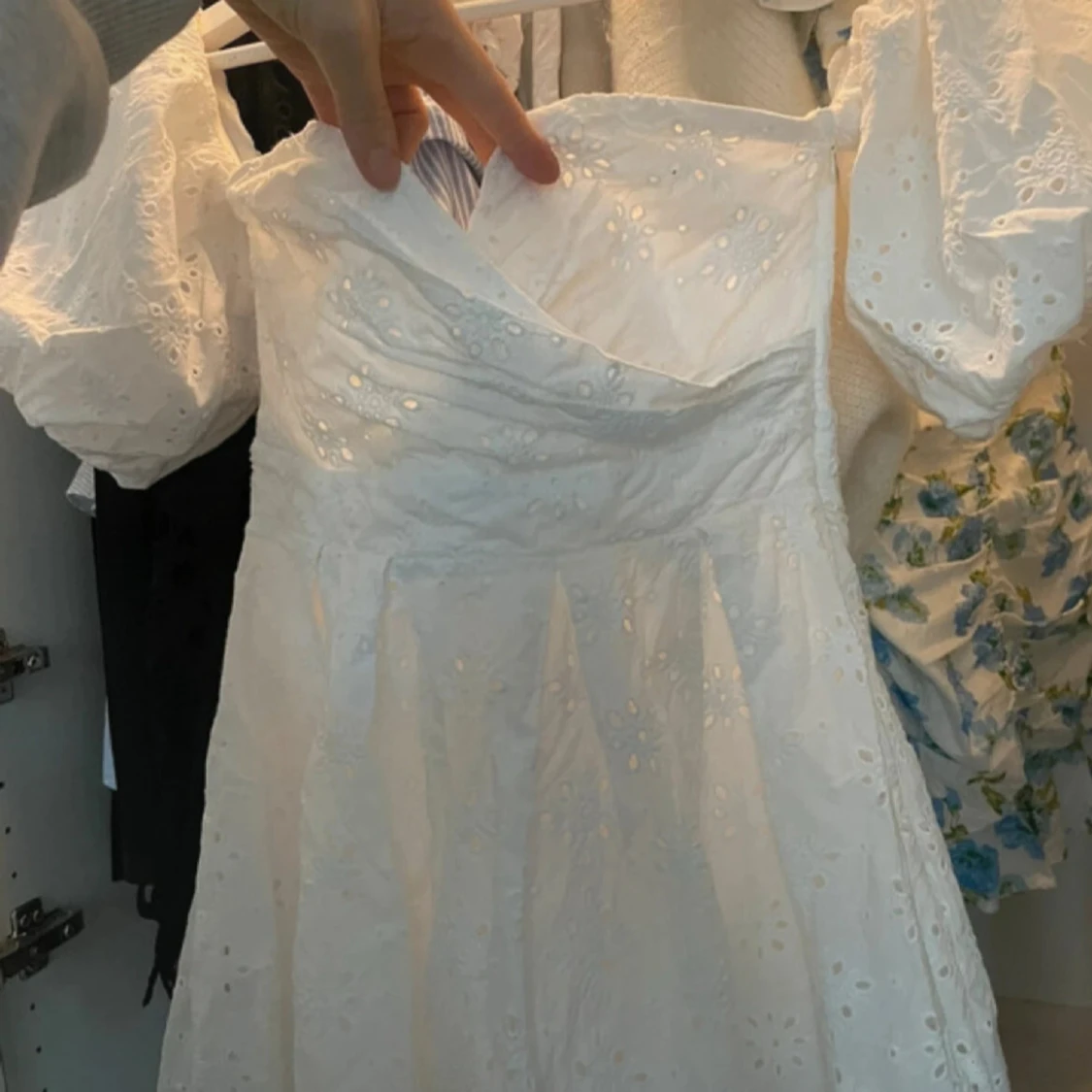 Vit klänning, studentklänning - 1