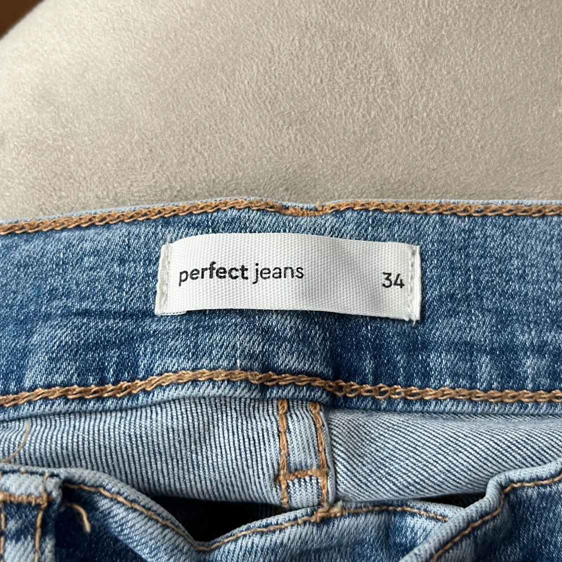 Ljusblå bootcut jeans - 2