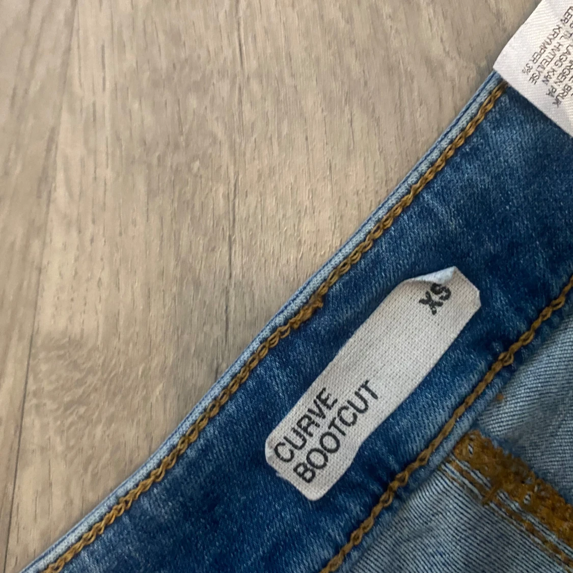 Blå bootcut jeans Curve XS - 1