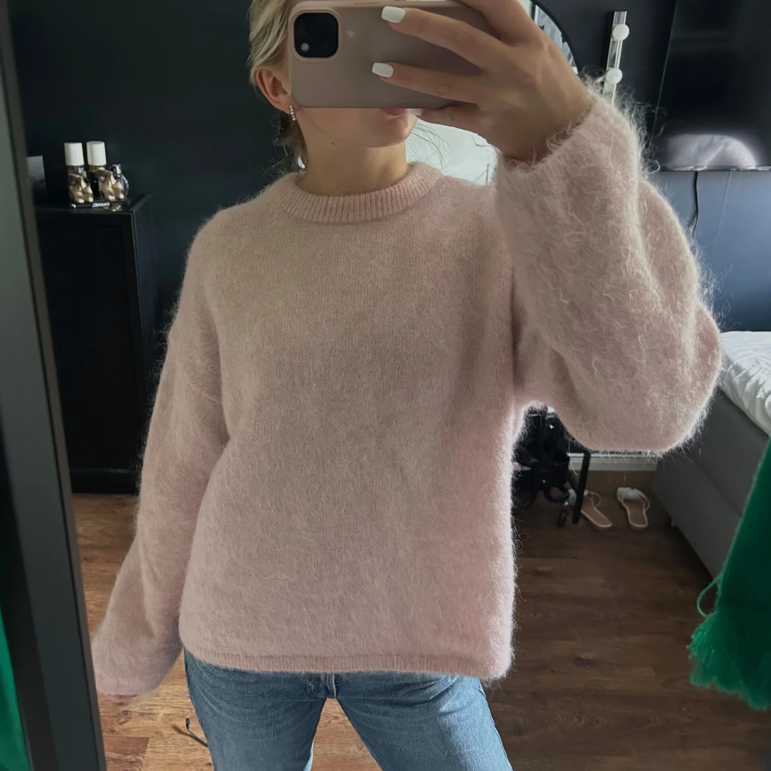 Rosa mohair 