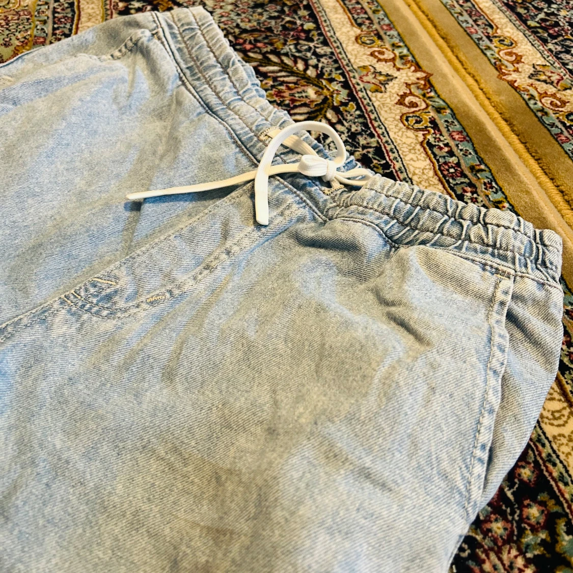 Ljusblå jeansshorts från H&M - 2
