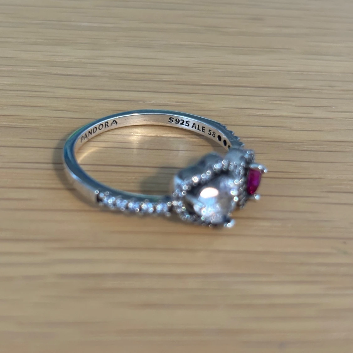 Pandora silverring med hjärtan - 2