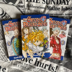 The Seven Deadly Sins - Vol 2 , 3 och 4! helt oskadade. aldrig lästa :)
