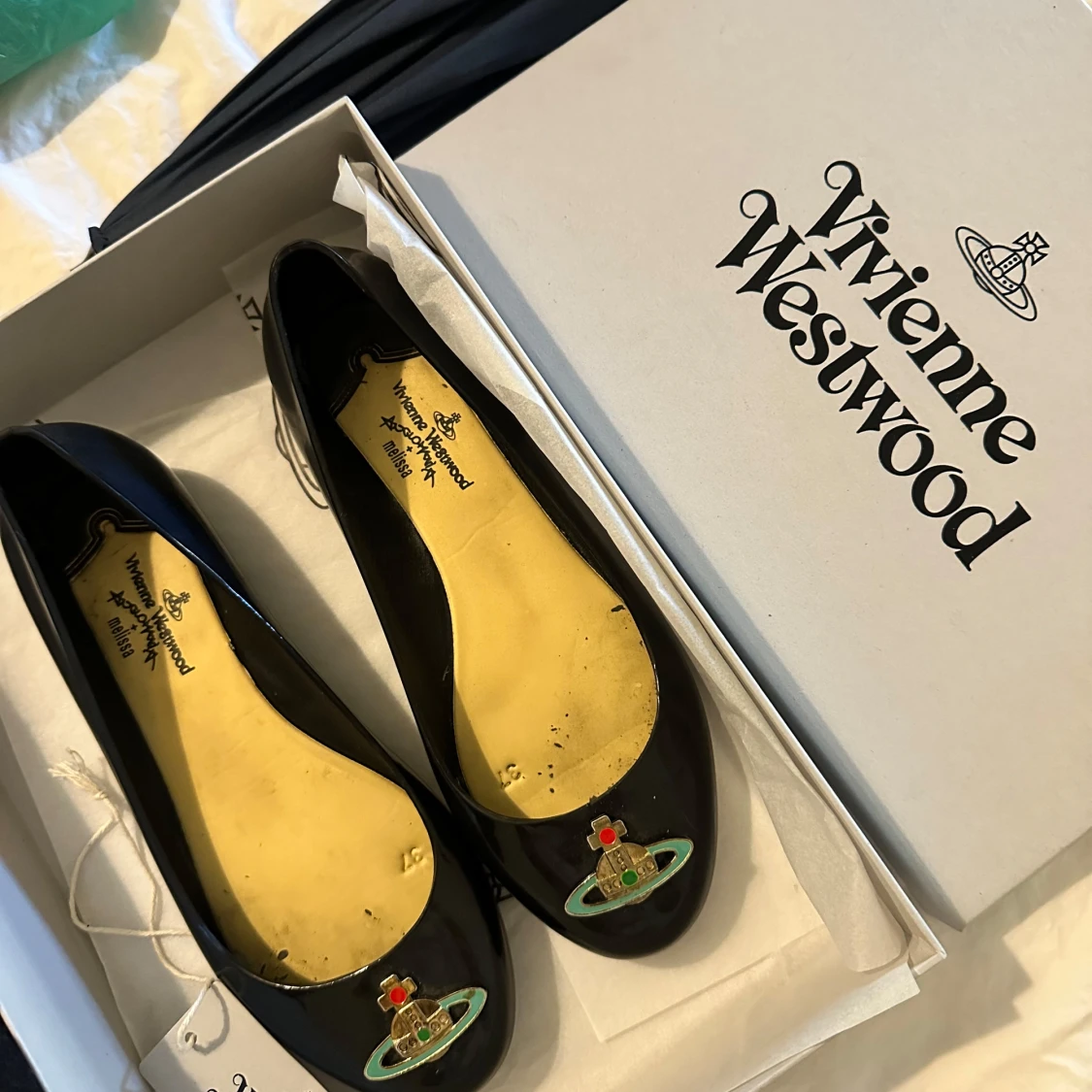 Svarta ballerinaskor Vivienne Westwood - 1