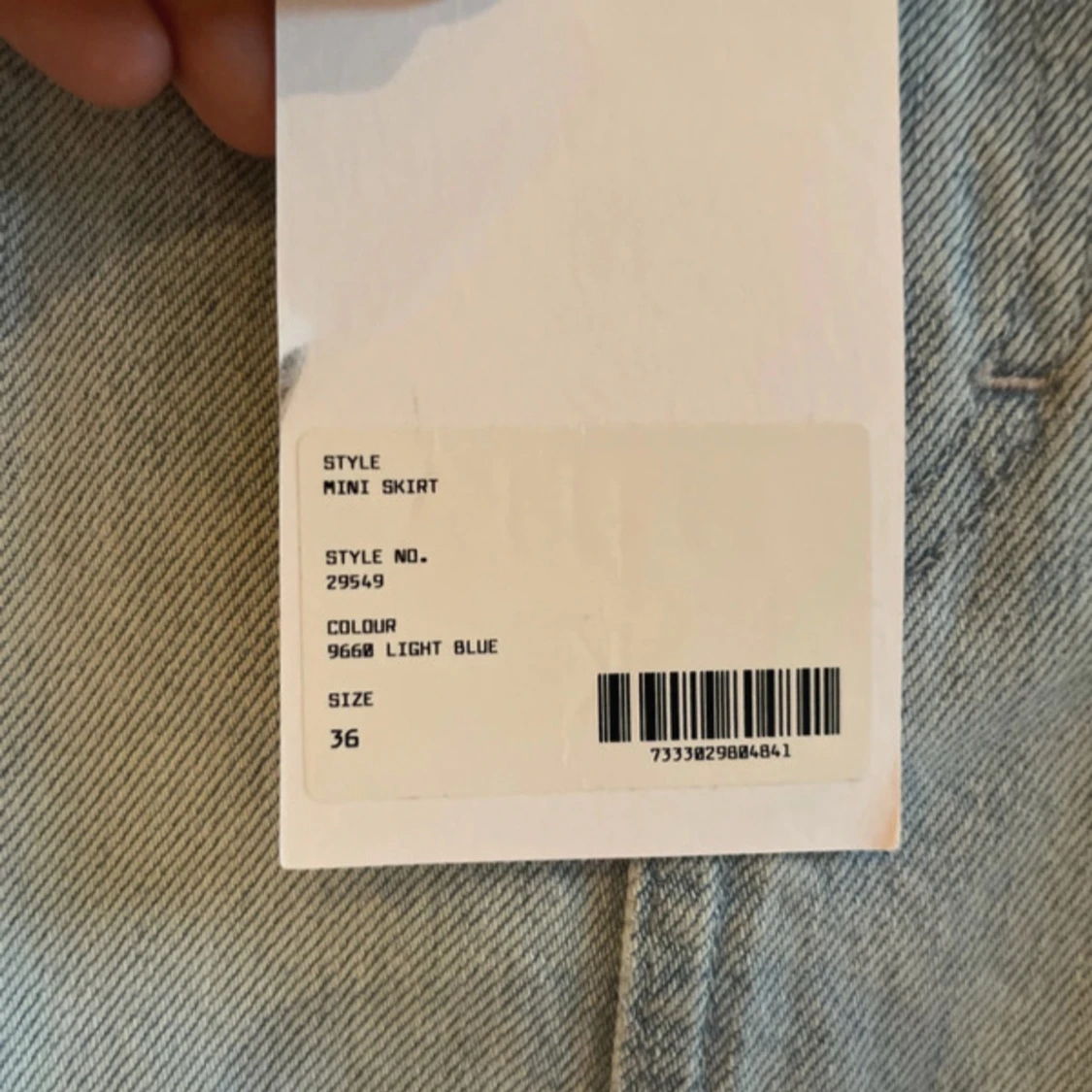 Ljusblå jeanskjol från Filippa K - 2