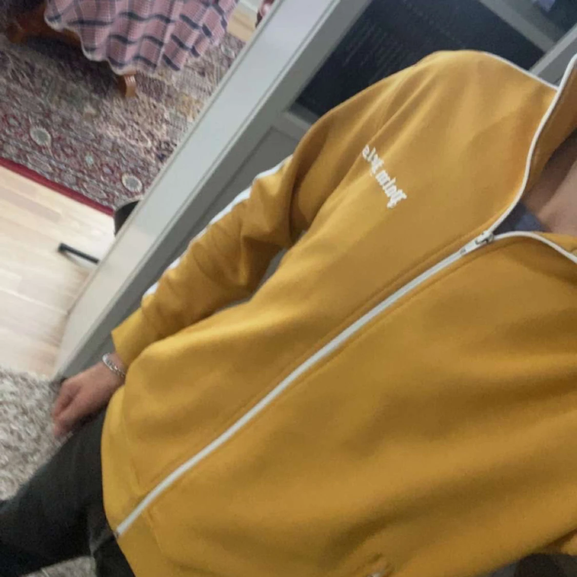 Gul track jacket från Palm Angels