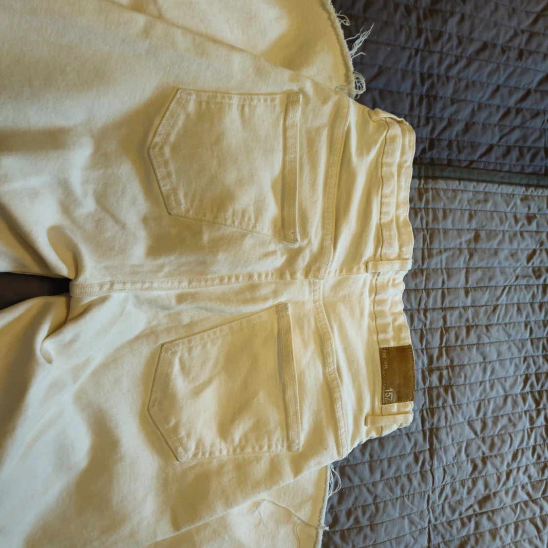 Vita jeans Lane från 157 med rå kant - 3