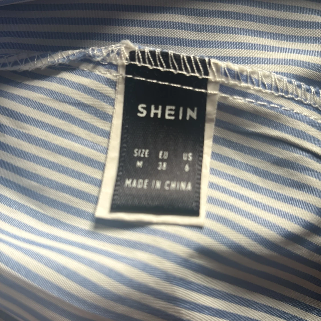 Randig skjortklänning från SHEIN - 2