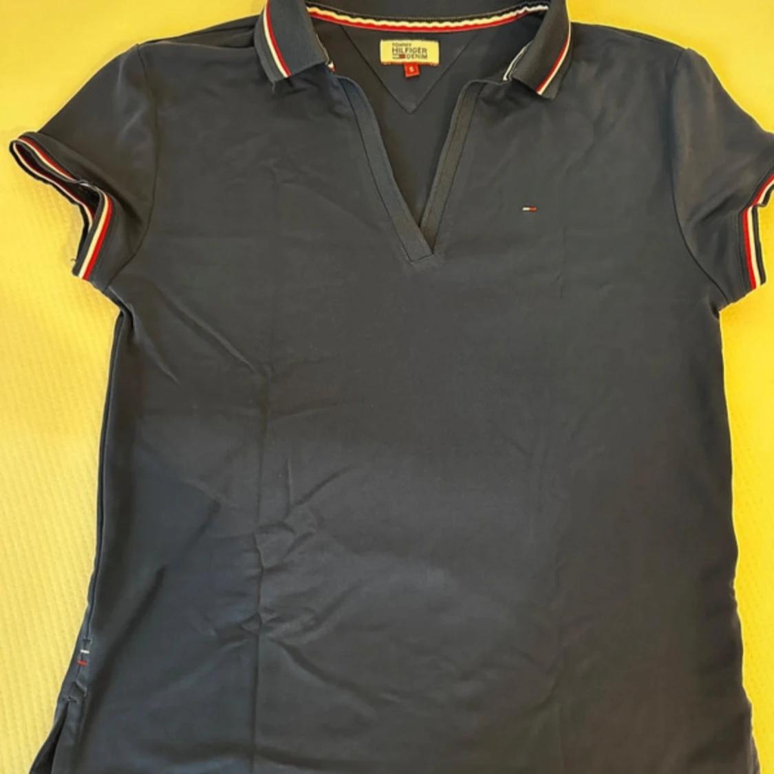 Blå pikétröja Tommy Hilfiger Denim - 2