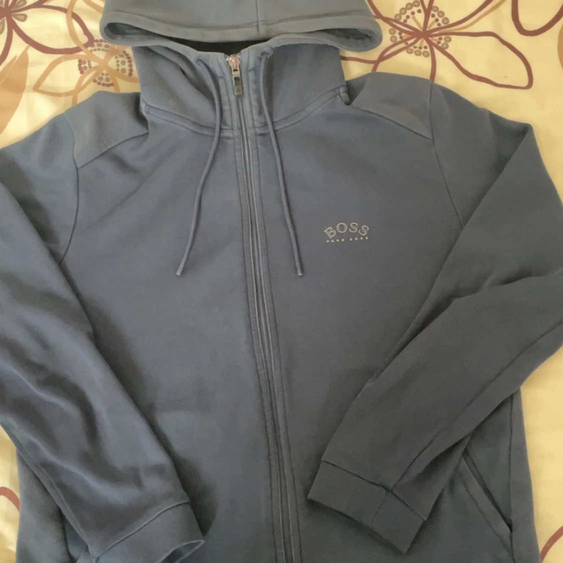 Blå hoodie från Hugo Boss