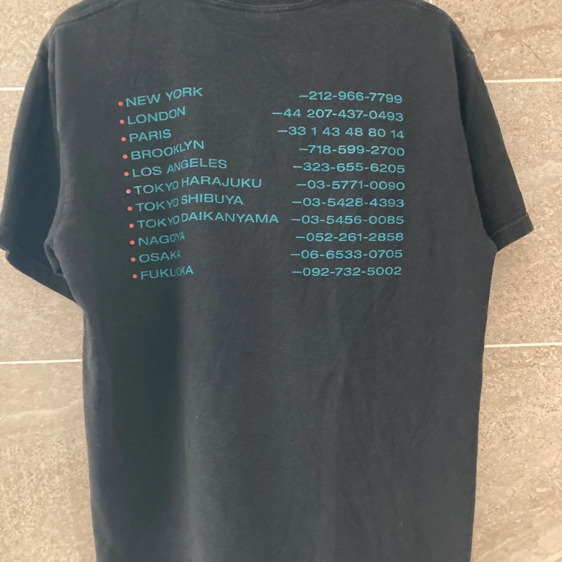 Svart Supreme t-shirt med tryck - 1