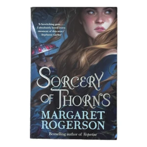 Sorcery of Thorns by Margaret Rogerson - Originally bought it for 132 SEK. Language: English. Perfect condition