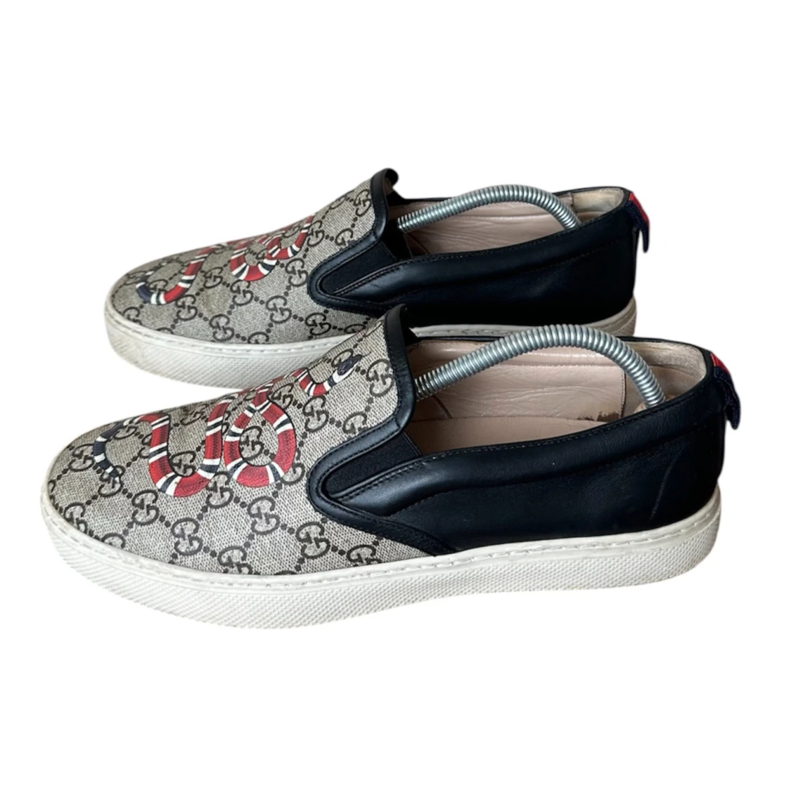 Gucci snake slip ons 