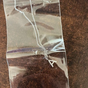 Silverfärgat halsband Edblad - Snyggt halsband i silverfärg från Edblad med ett hänge i form av bokstaven A, dekorerat med små glittrande stenar. Kedjan är tunn och elegant, perfekt för att ge en personlig touch till din stil. HELT NY! Nypris: 349kr