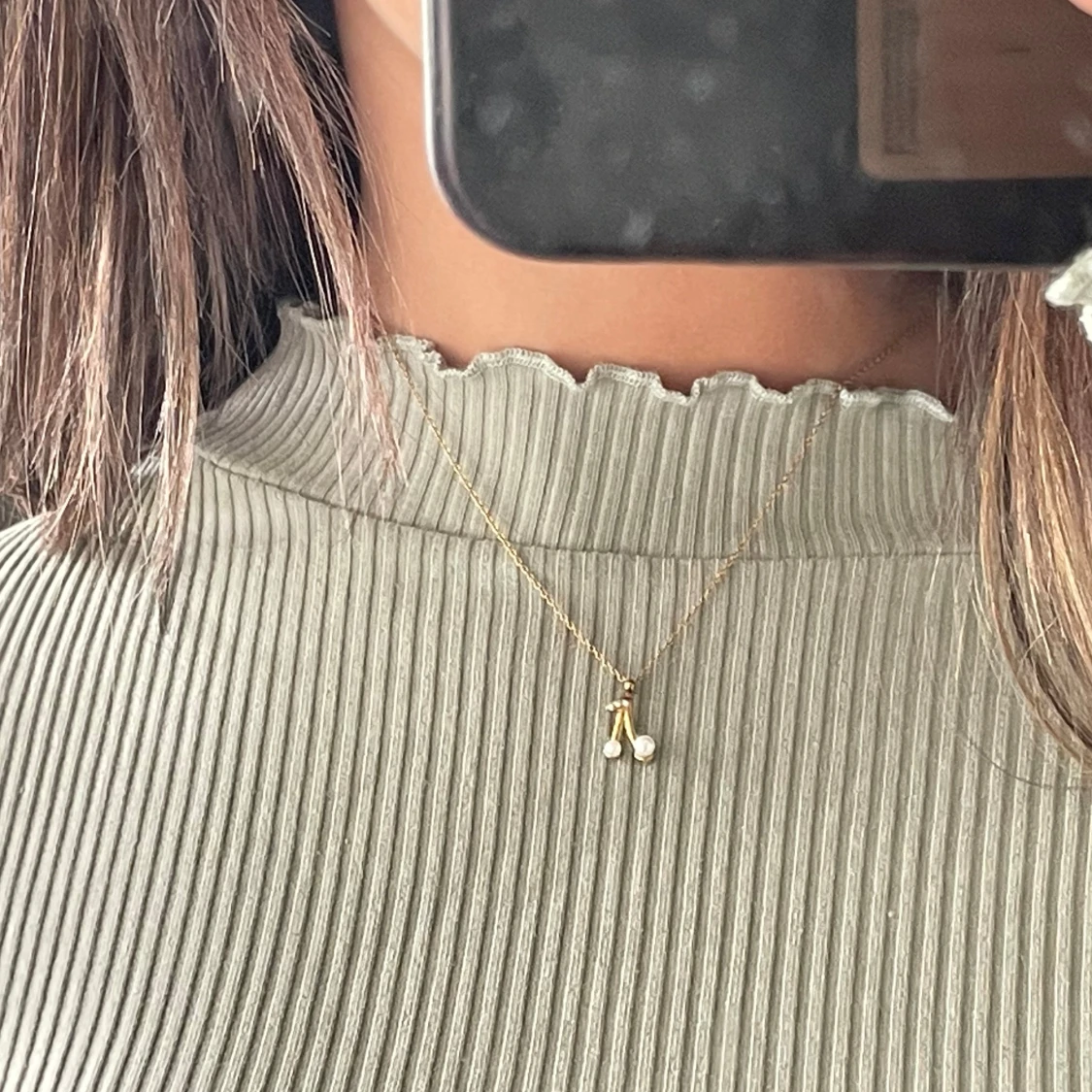 Ljusgrön ribbad tröja från NA-KD - 1