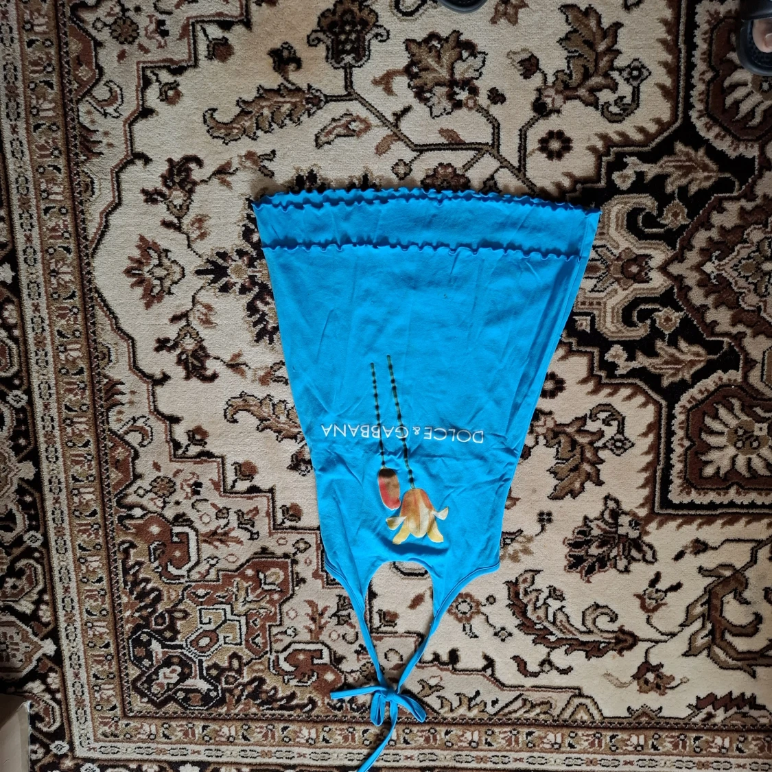 Blå halterneckklänning från Dolce & Gabbana - 1