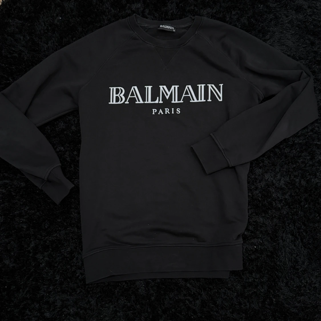 Svart sweatshirt från Balmain Paris