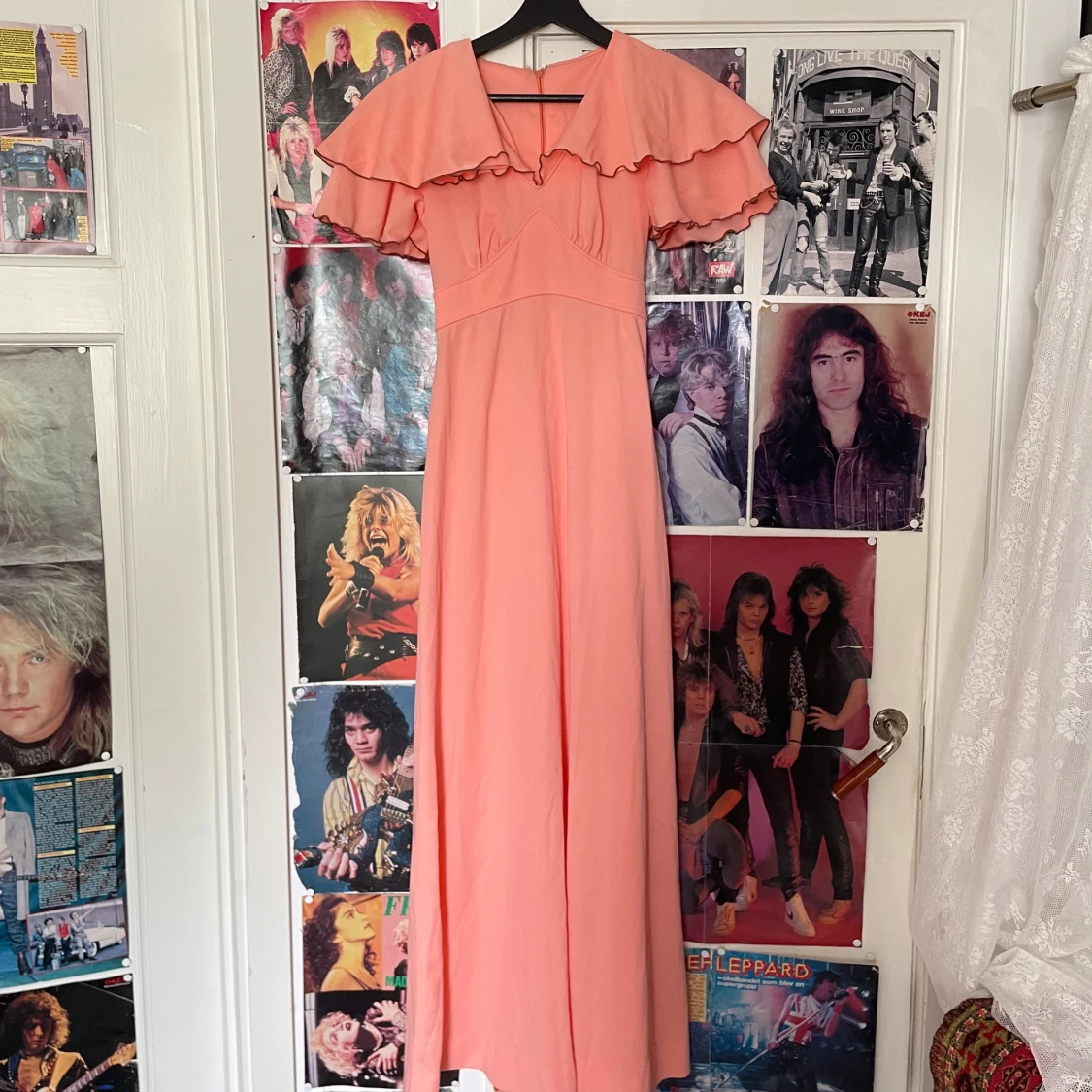 Rosa klänning 70-talet 