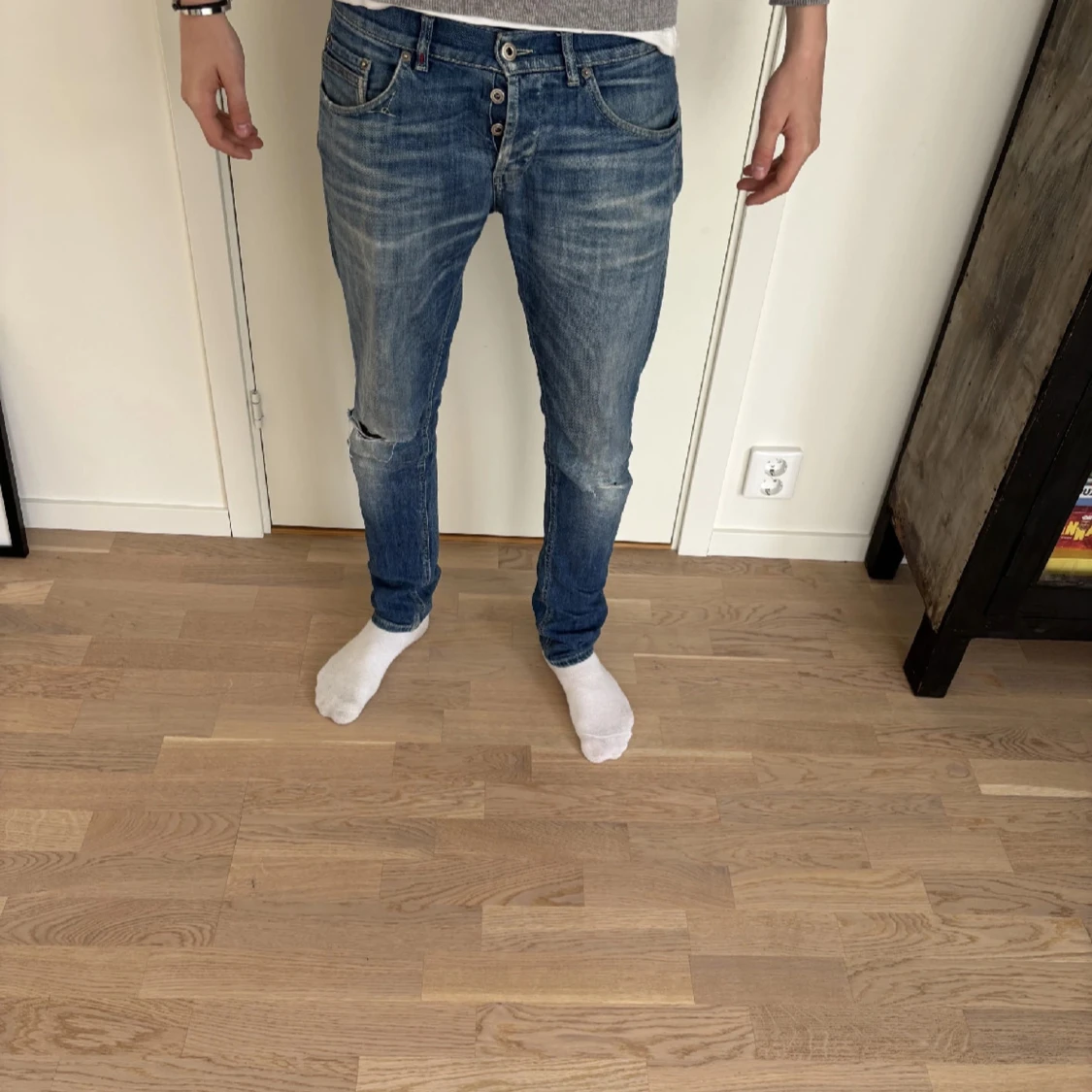 Blå jeansbyxor från Dondup - 4