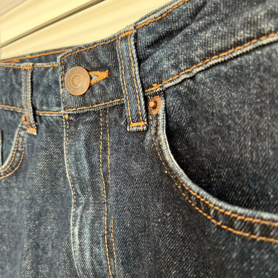 Mörkblå jeanskjol  - 1