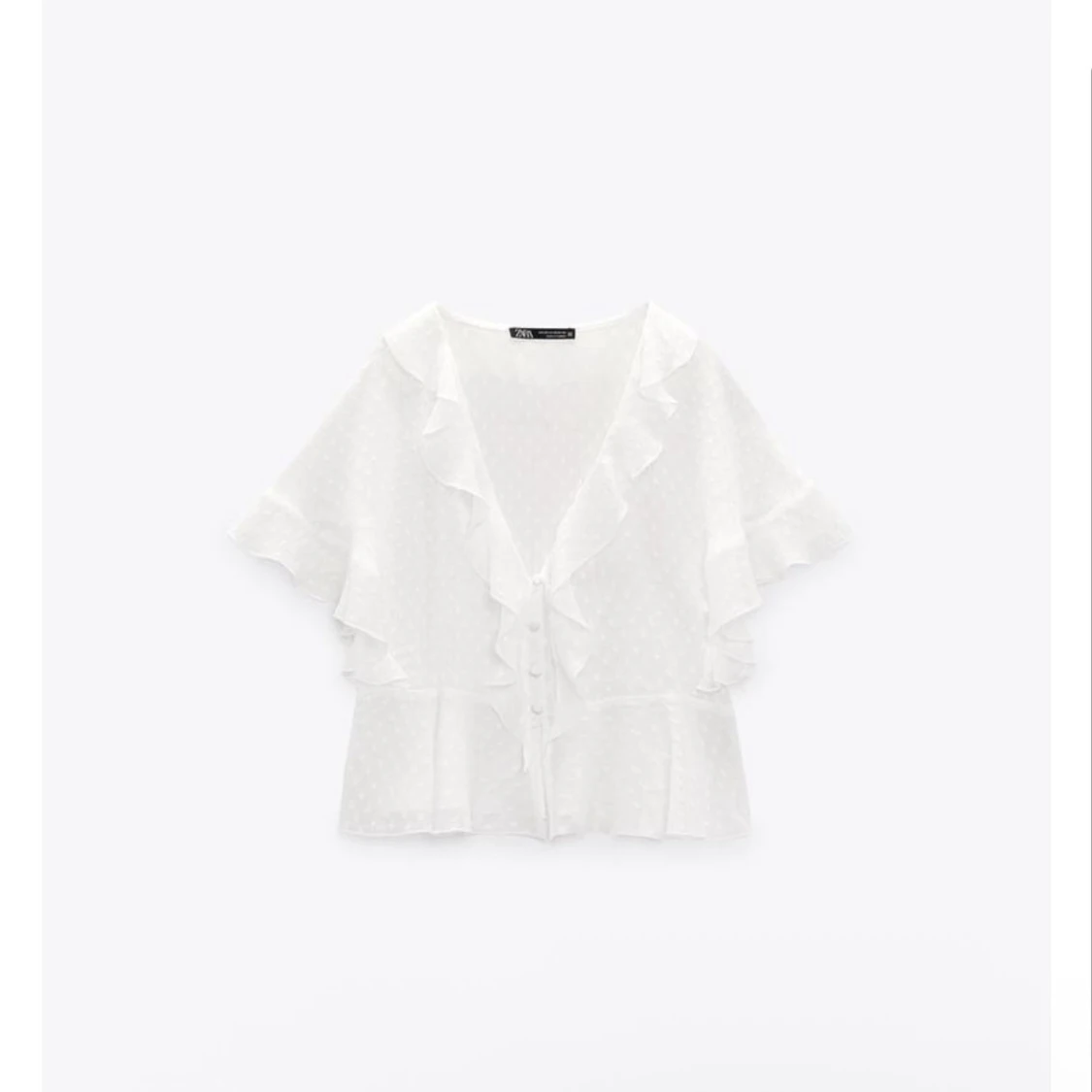 Vit volang blus  - 1