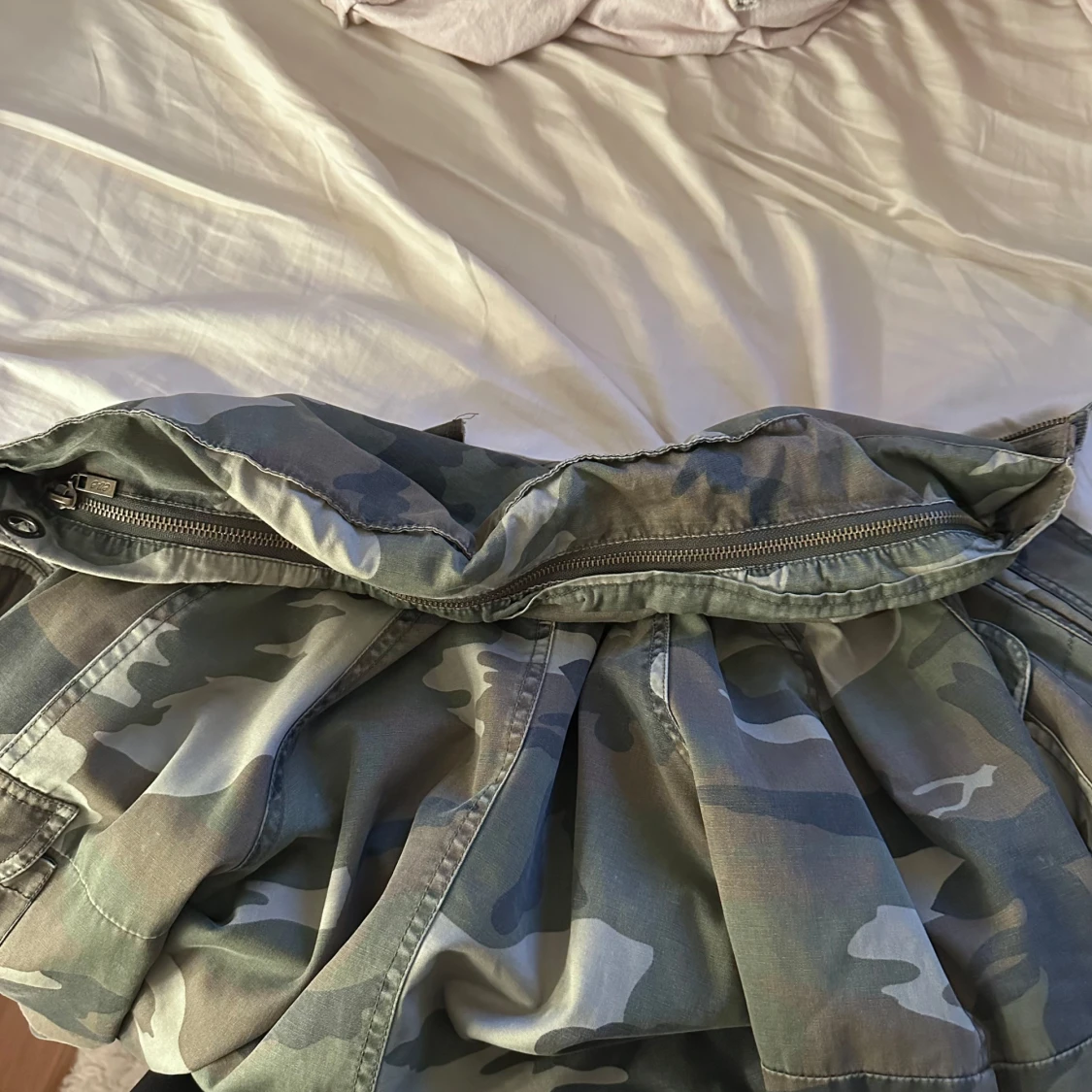 Camouflage vindjacka med dragkedja - 3