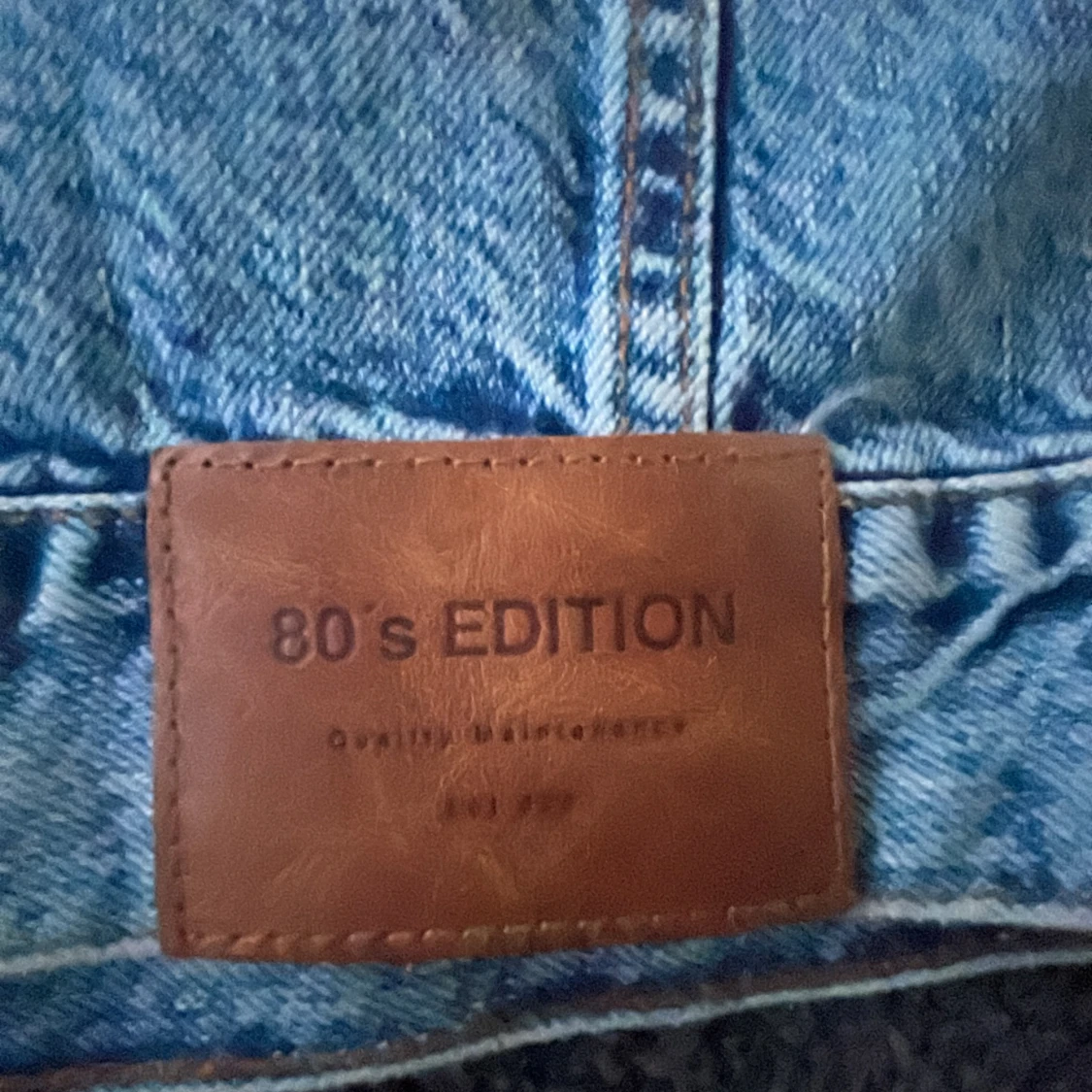 Ljusblå jeansväst 80's Edition - 3