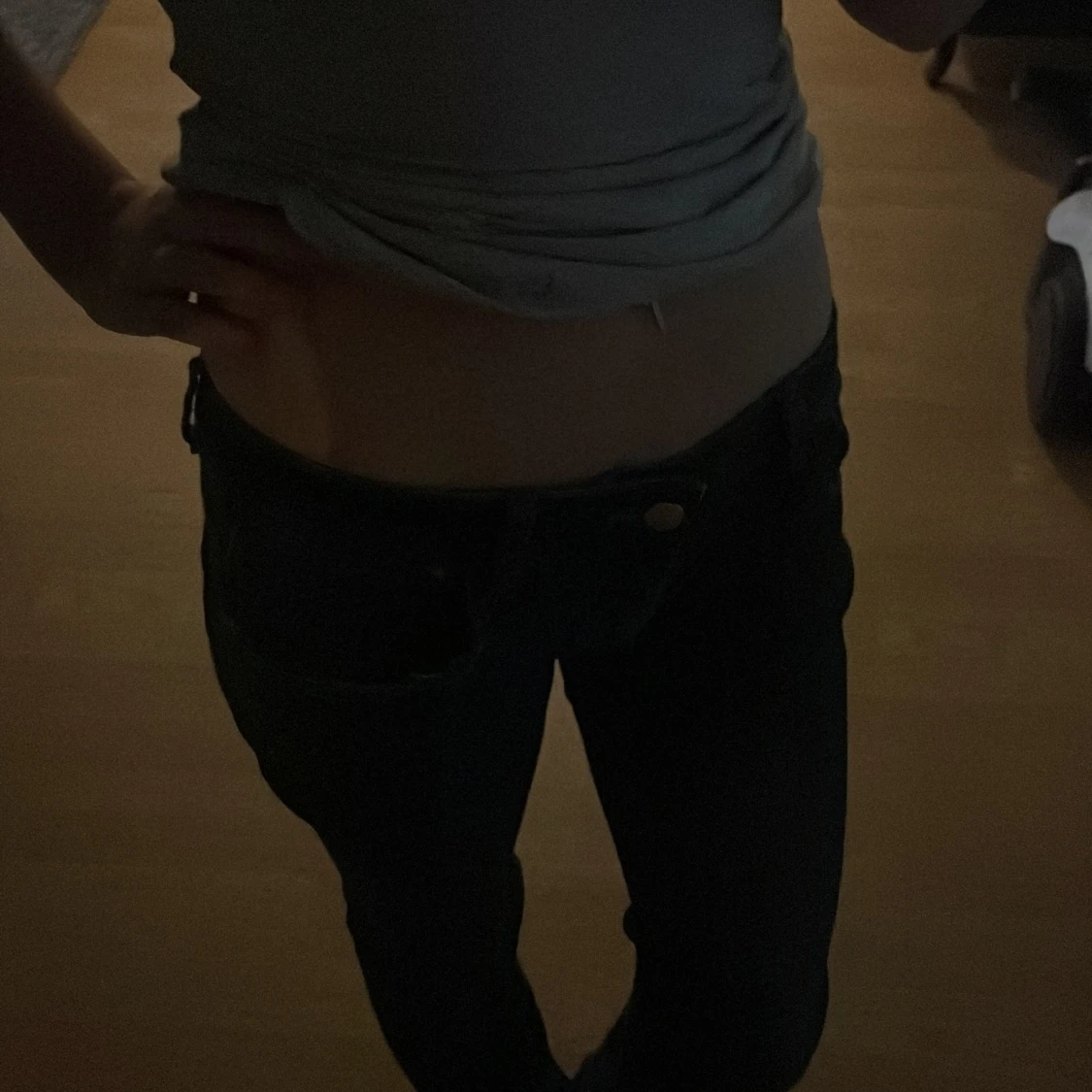 Mörkblå jeans från VFS, storlek S - 3