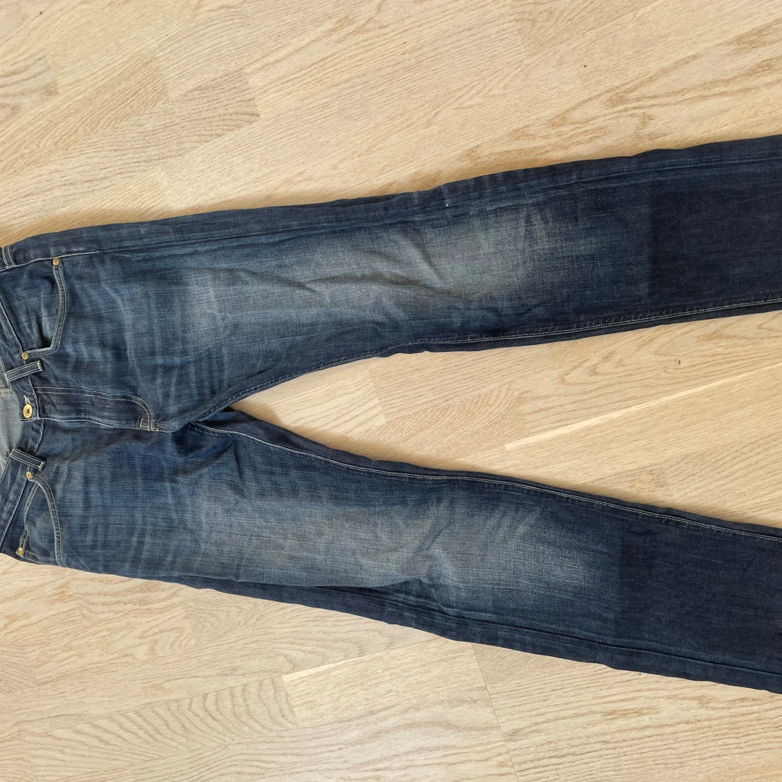 Levi's 501 blå jeans straight fit - 1