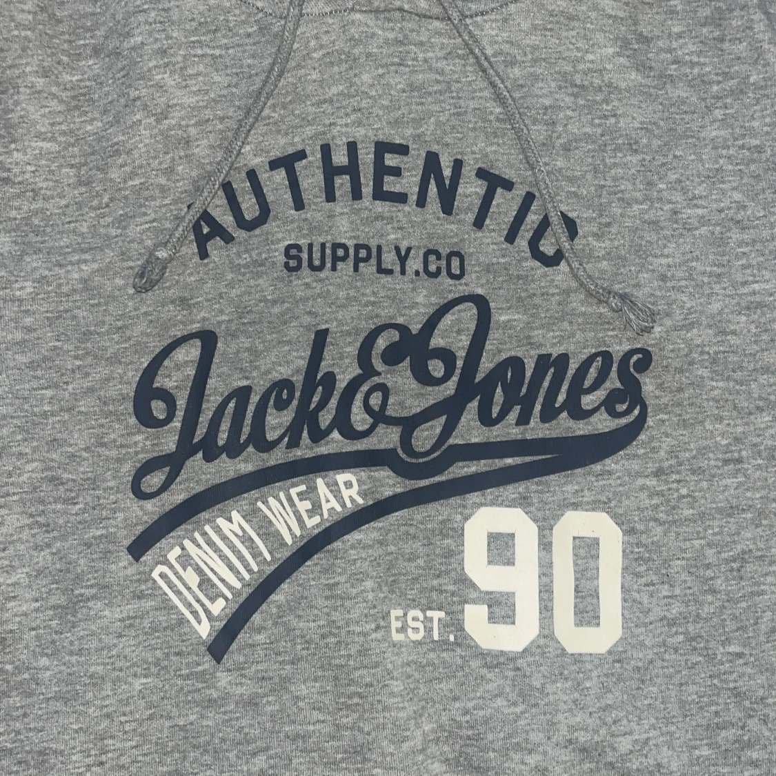 Grå hoodie från Jack & Jones storlek S - 1