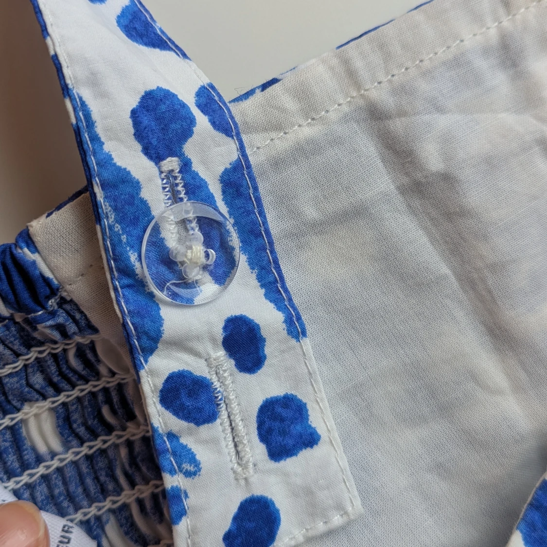 Blåvit linnetopp Holly & Whyte XS - 4