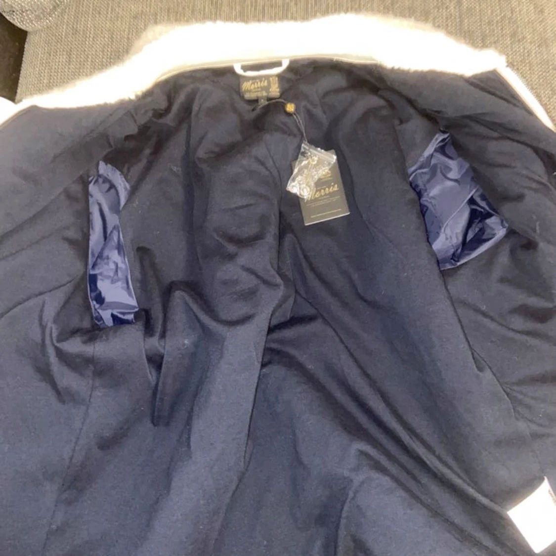 Vit teddyjacka från Morris Stockholm - 1